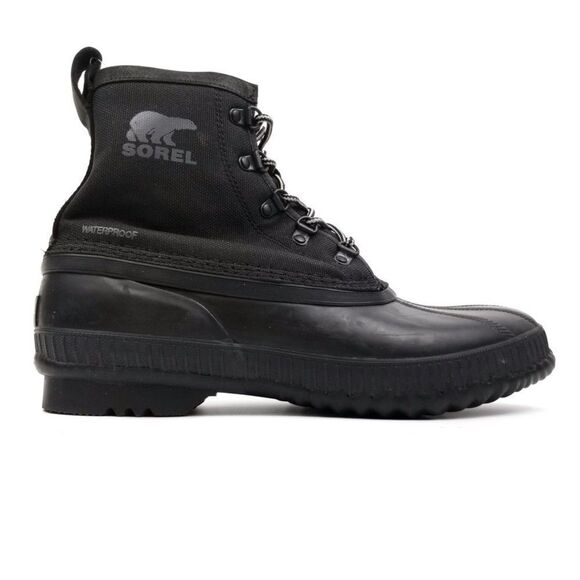 Sorel Cheyanne II Short Nylon Waterproof Duck Boot Black 11 Winter Rain Gorpcore - Picture 2 of 8